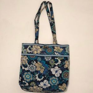 Vera Bradley Mod Floral Blue Tote Bag